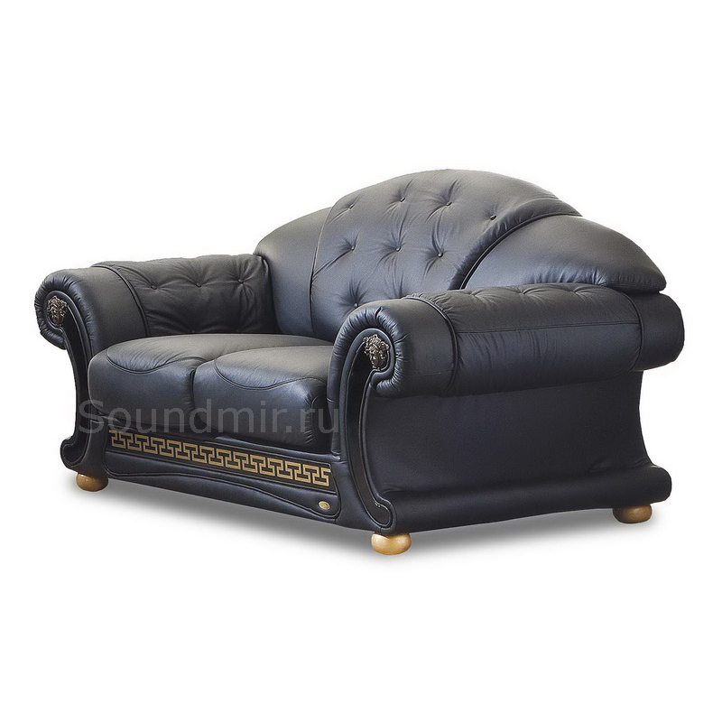 Meubiliar Classic Versace диван черный (2м)